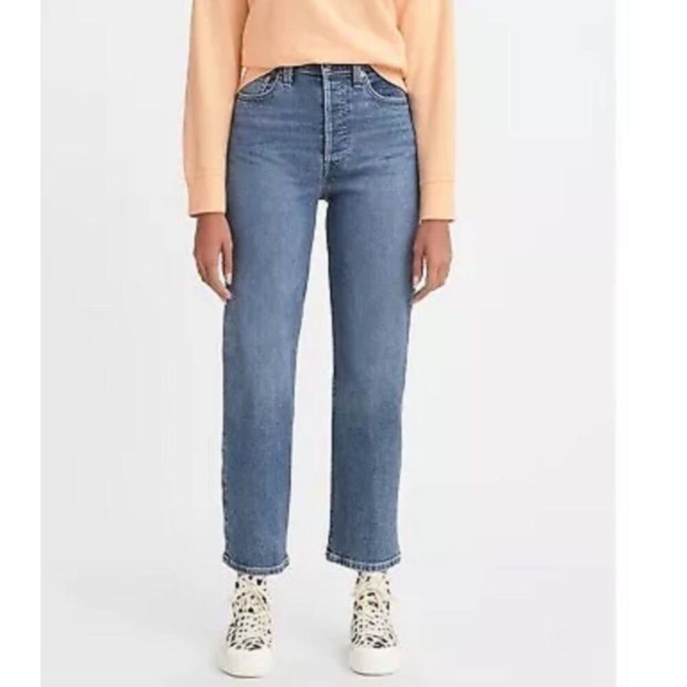 Levi's Ribcage Straight Ankle Jeans Ultra High Rise - Size 31 NWT
